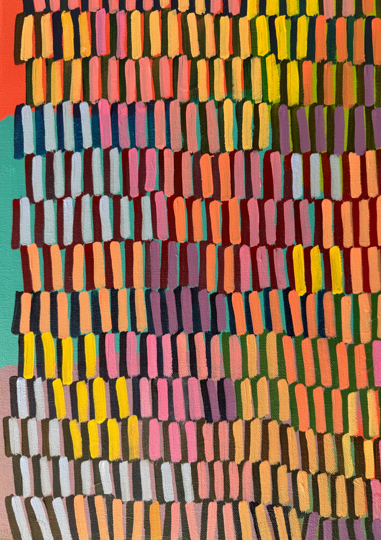 Dusky Sundown | 36" x 36" | Acrylic on canvas