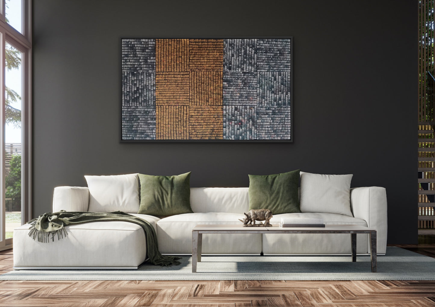 Cherished Golden Moments | 60" x 36" | Acrylic on Canvas