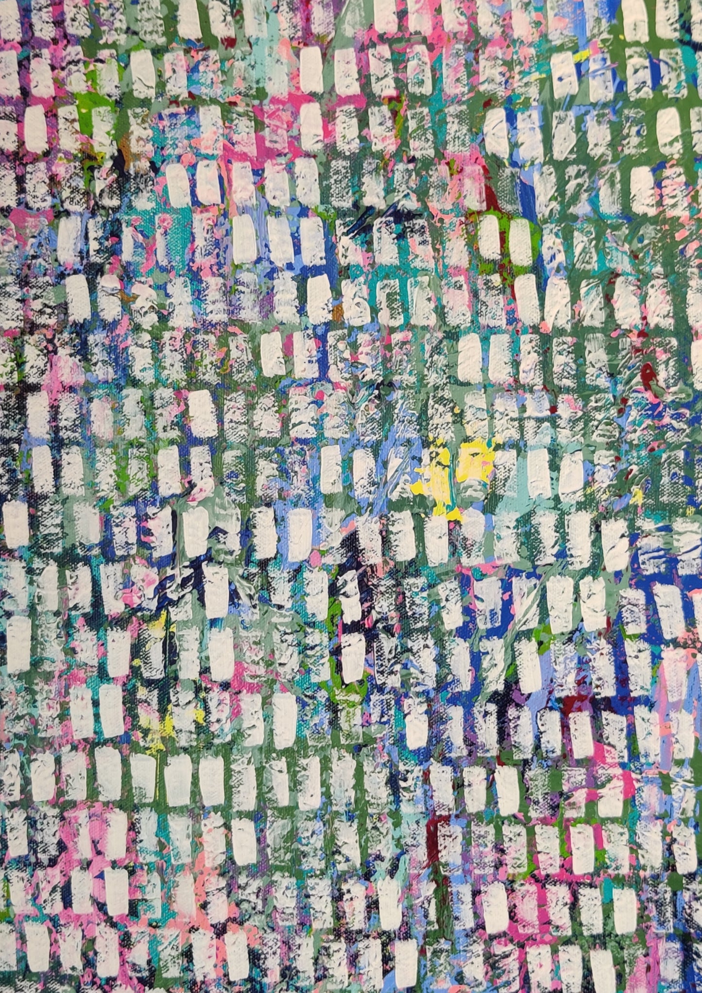 Blooming Happiness | 60" x 24" | Acrylic on Canvas