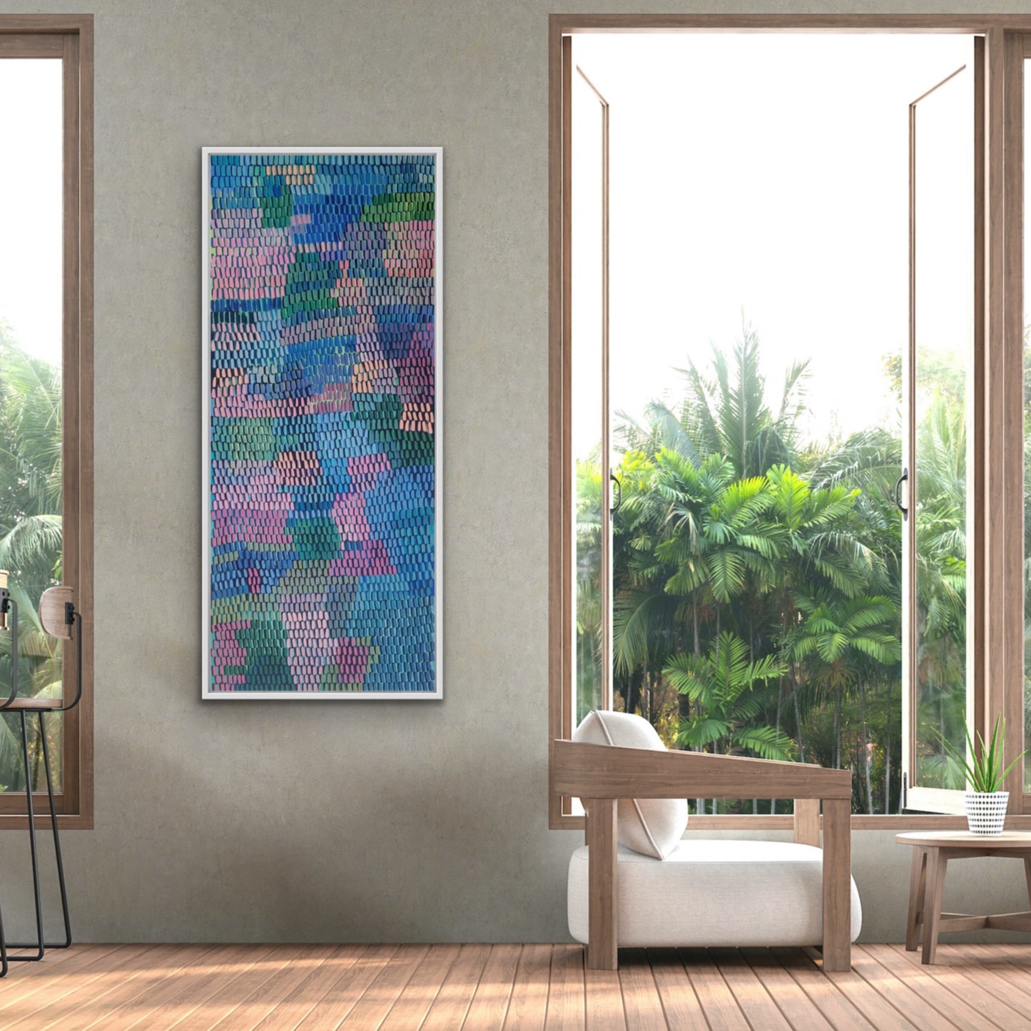 Finding the path | 24" x 60" | Acrylic on canvas