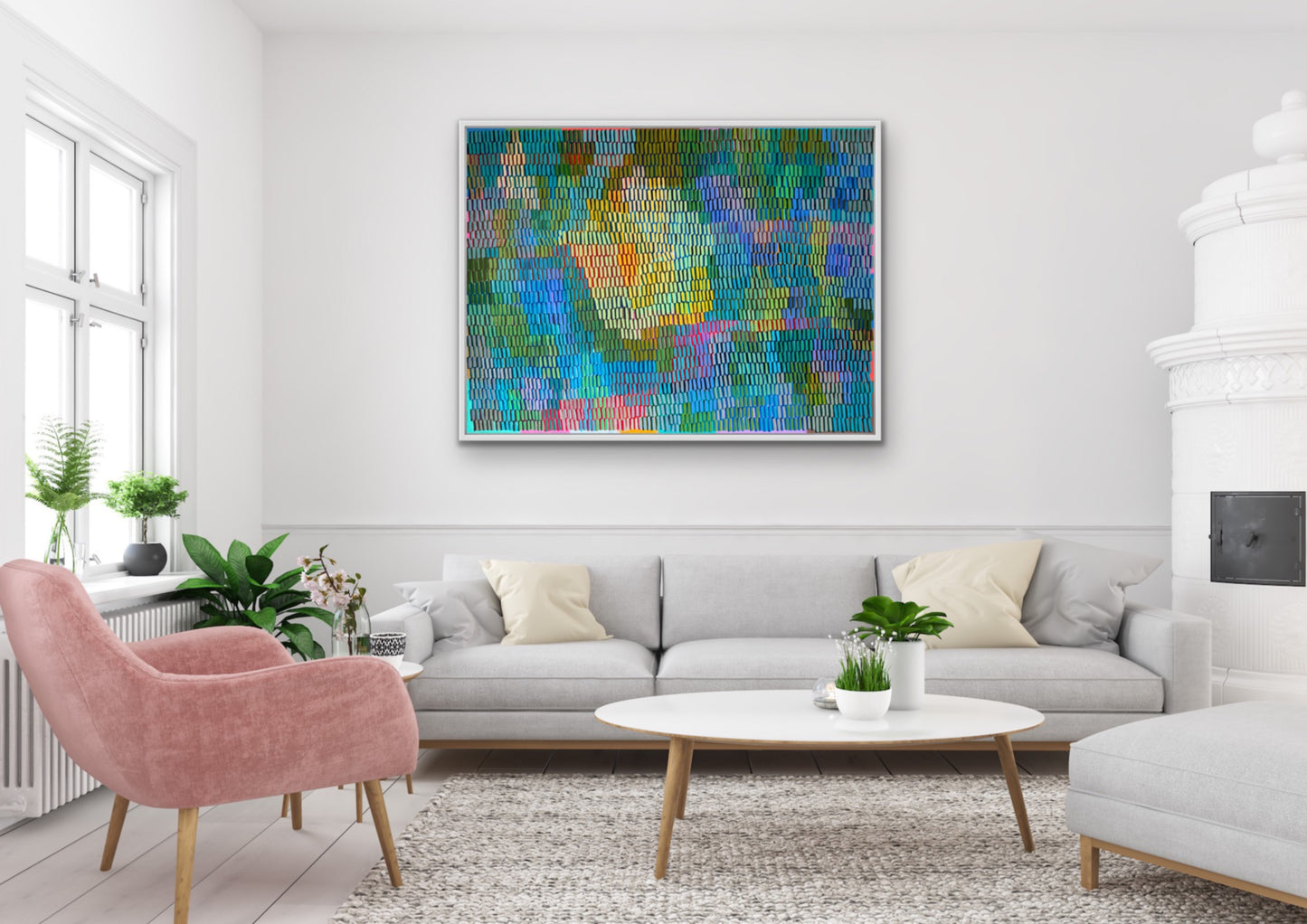 Inner light | 48" x 36" | Acrylic on canvas