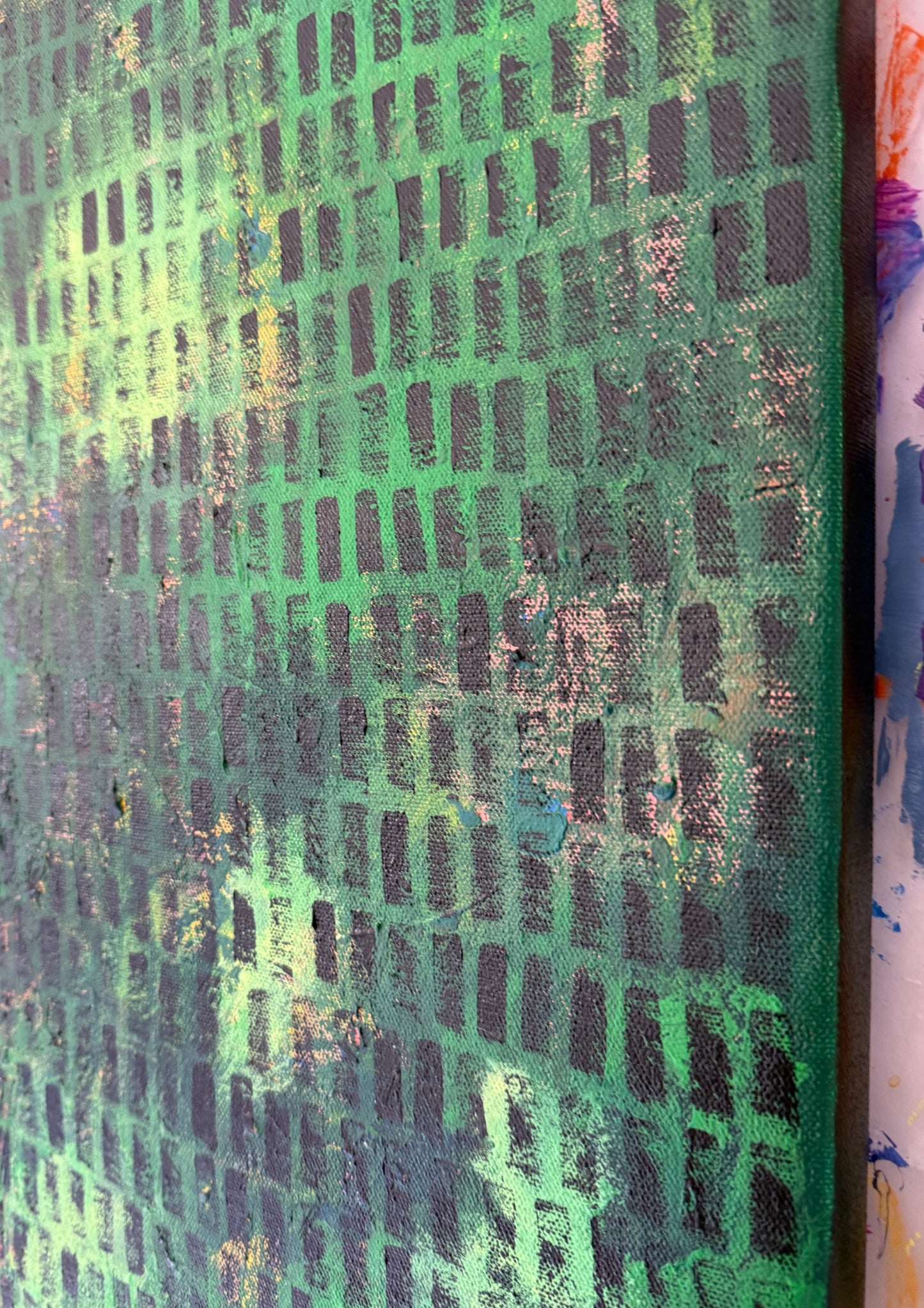 In the Green | 36" x 36" | Acrylic on canvas