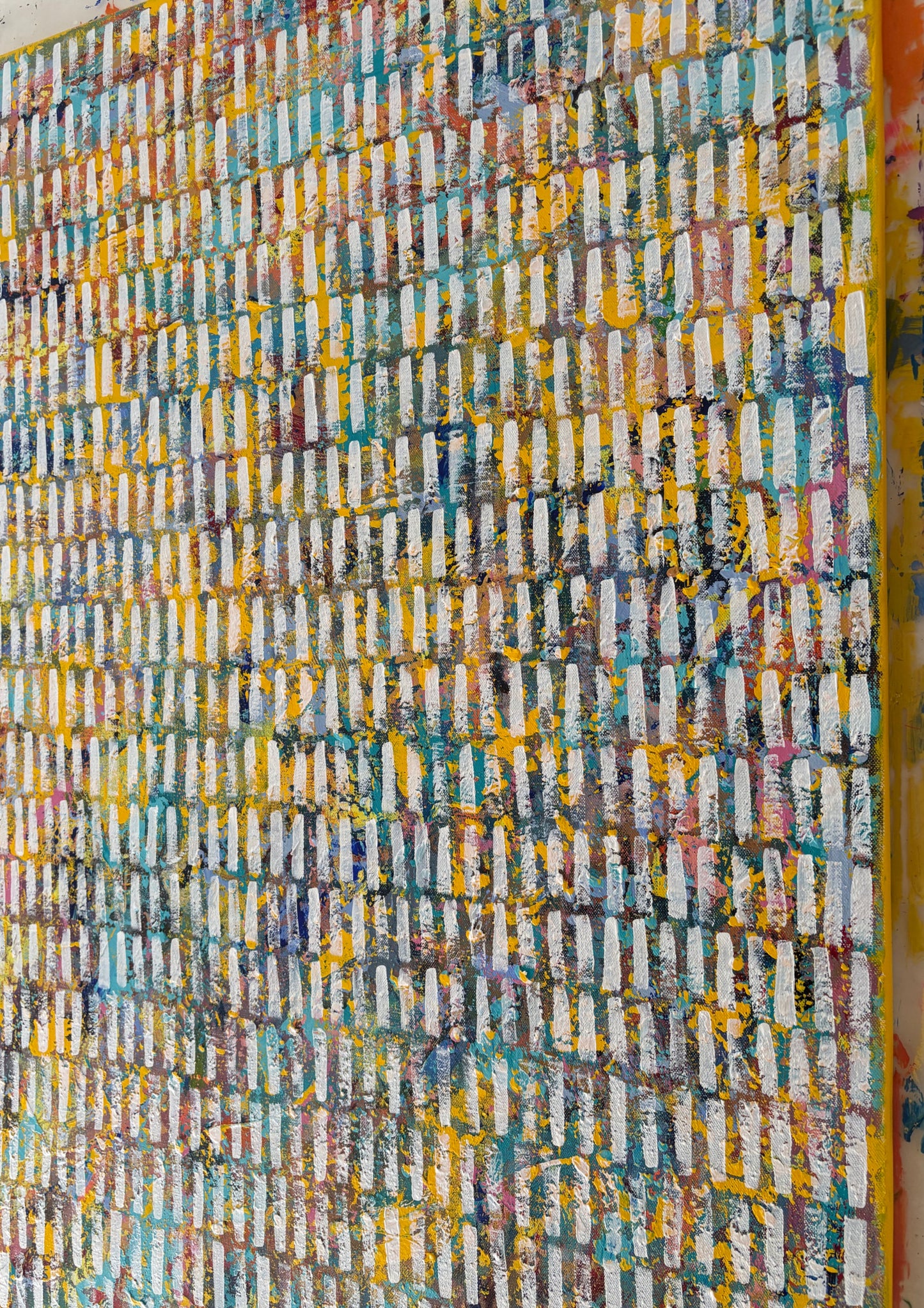 Golden haze | 36" x 48" | Acrylic on canvas