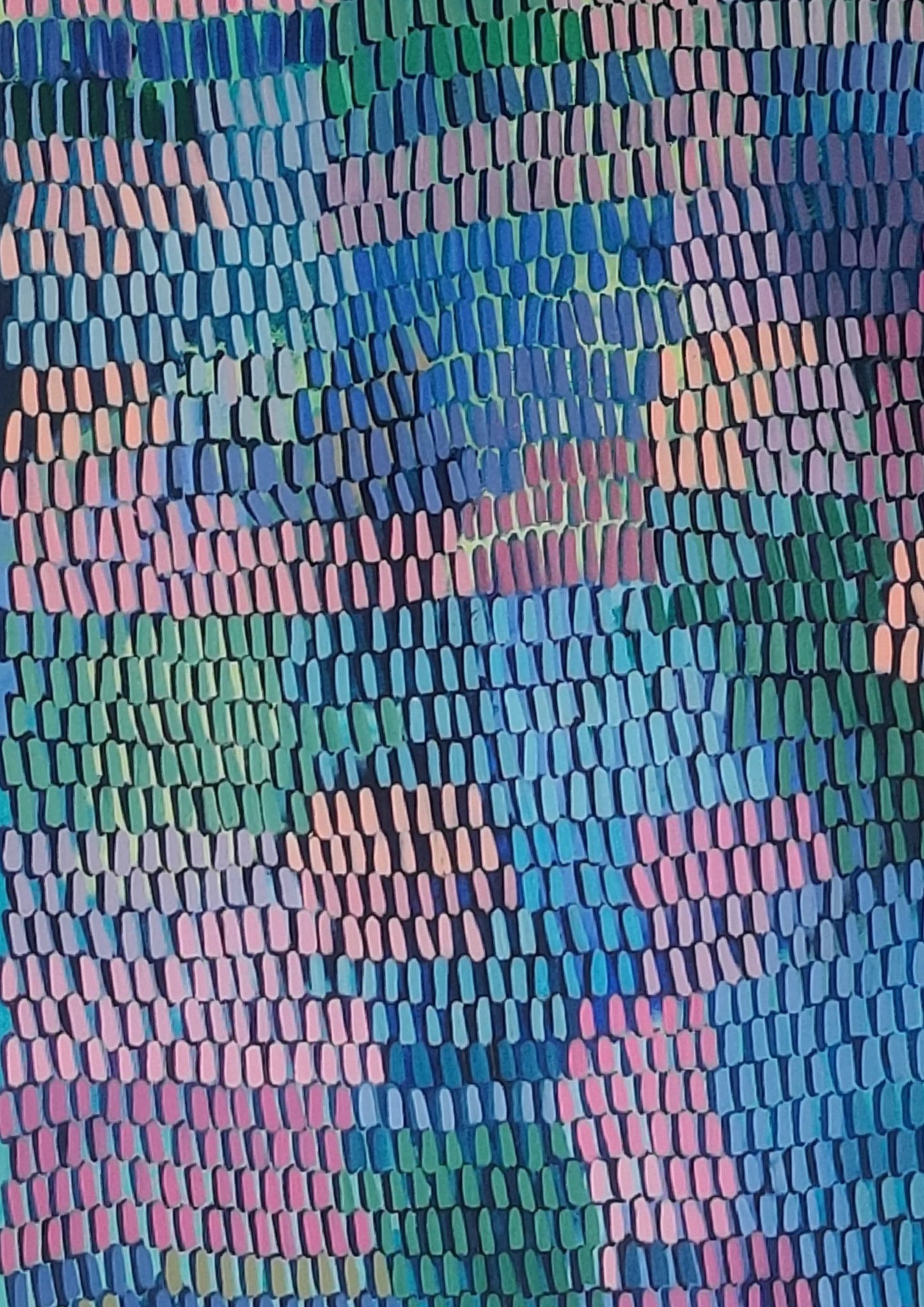 Finding the path | 24" x 60" | Acrylic on canvas
