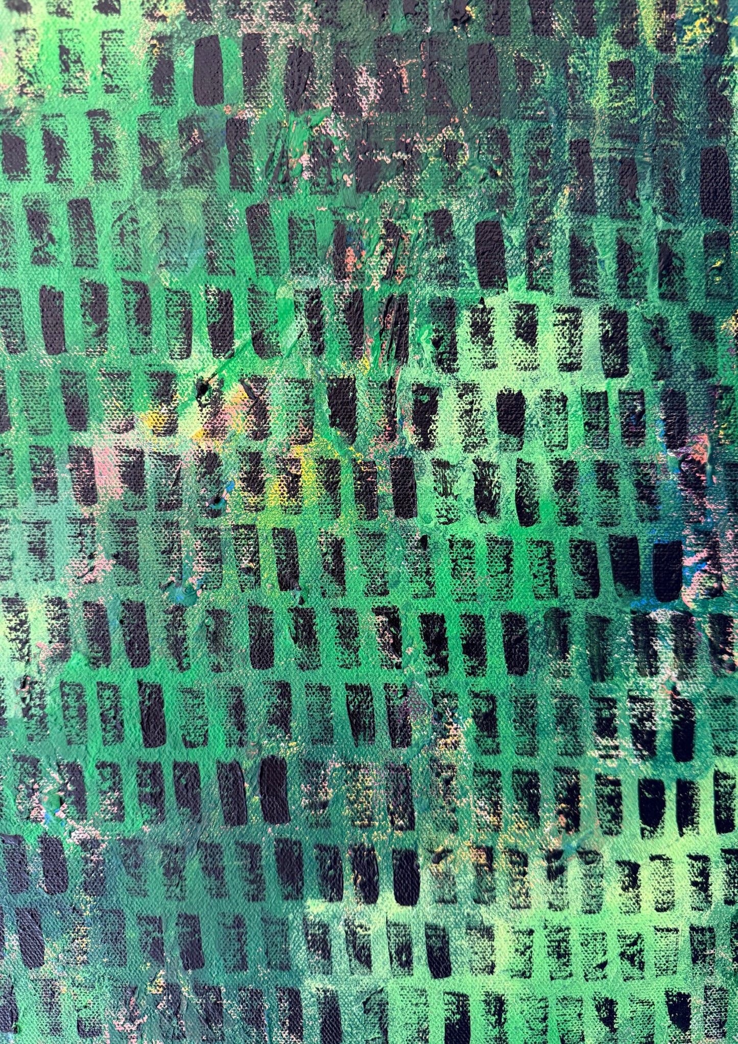 In the Green | 36" x 36" | Acrylic on canvas