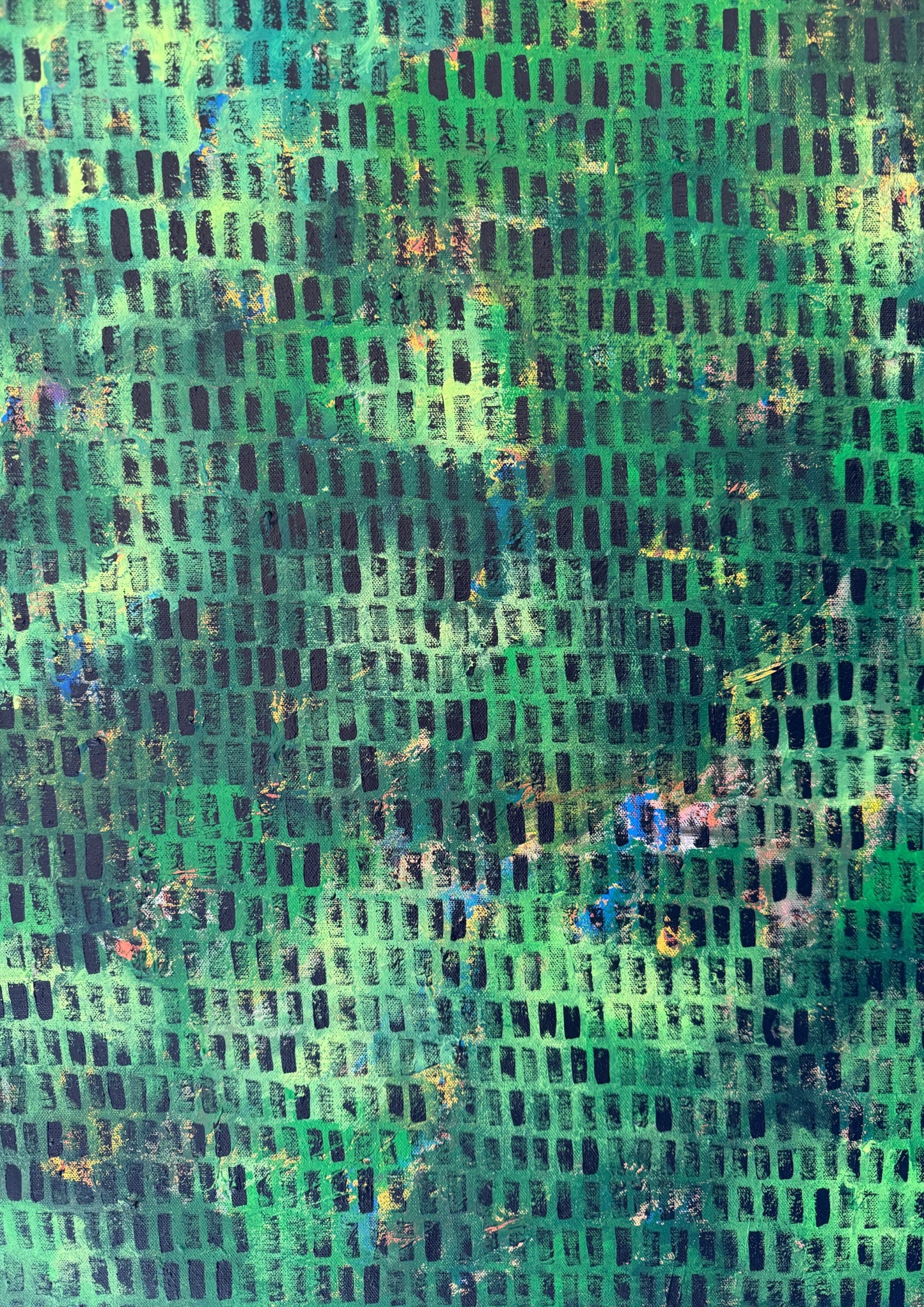In the Green | 36" x 36" | Acrylic on canvas