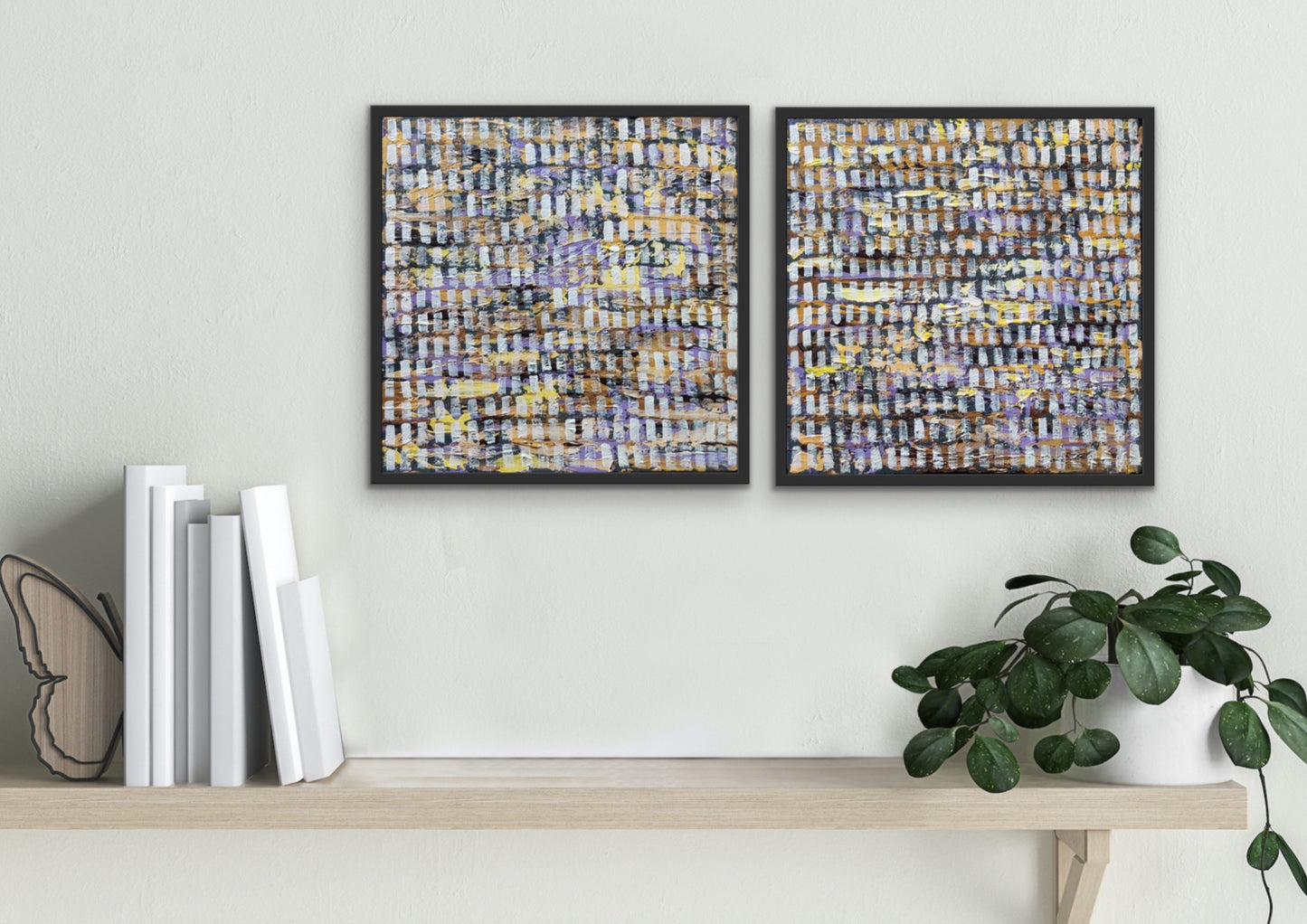 Mirage ( Diptych ) | 12" x 12" each | Acrylic on Canvas