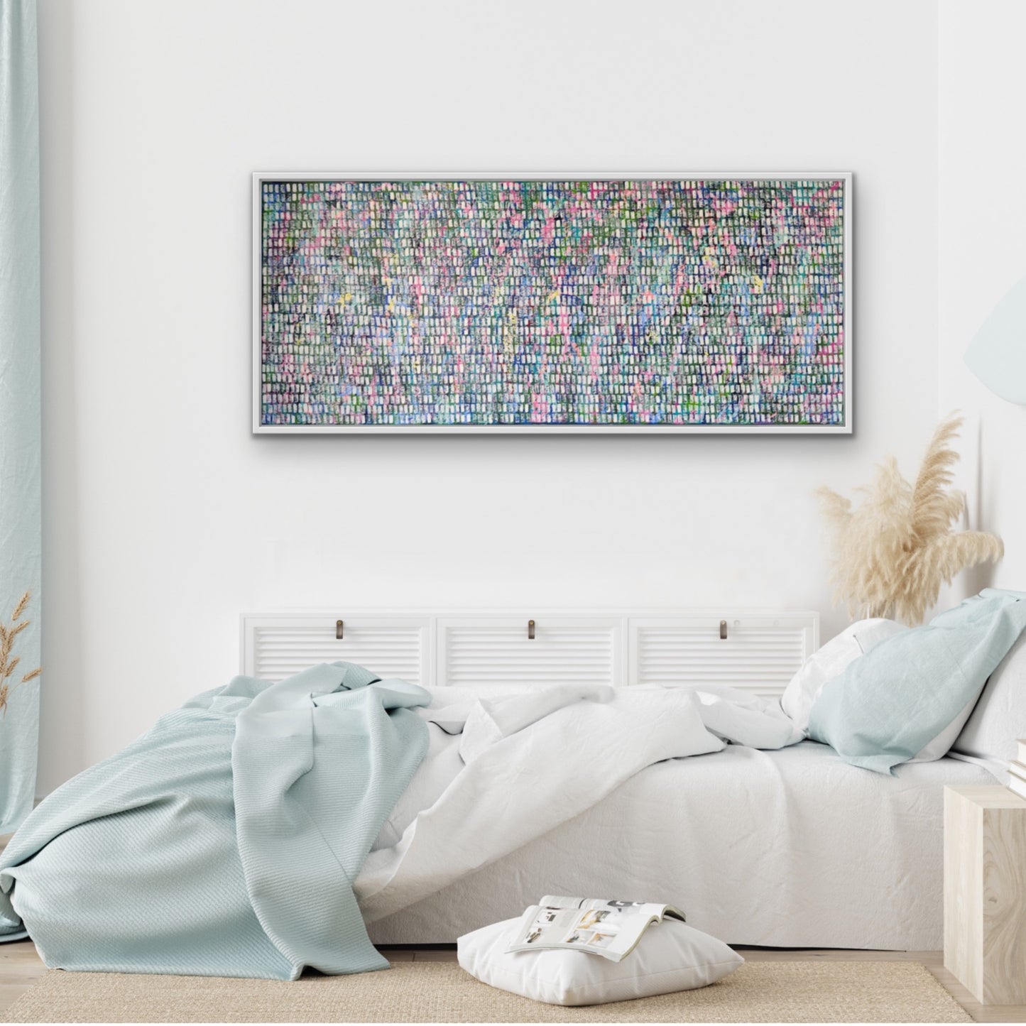 Blooming Happiness | 60" x 24" | Acrylic on Canvas