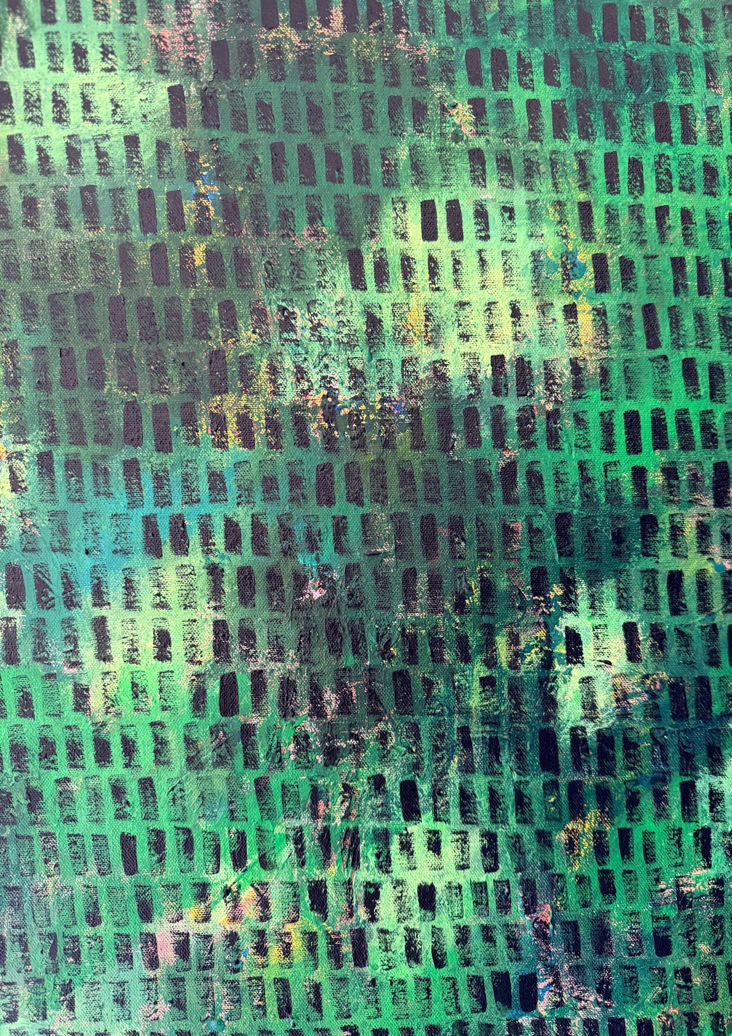 In the Green | 36" x 36" | Acrylic on canvas