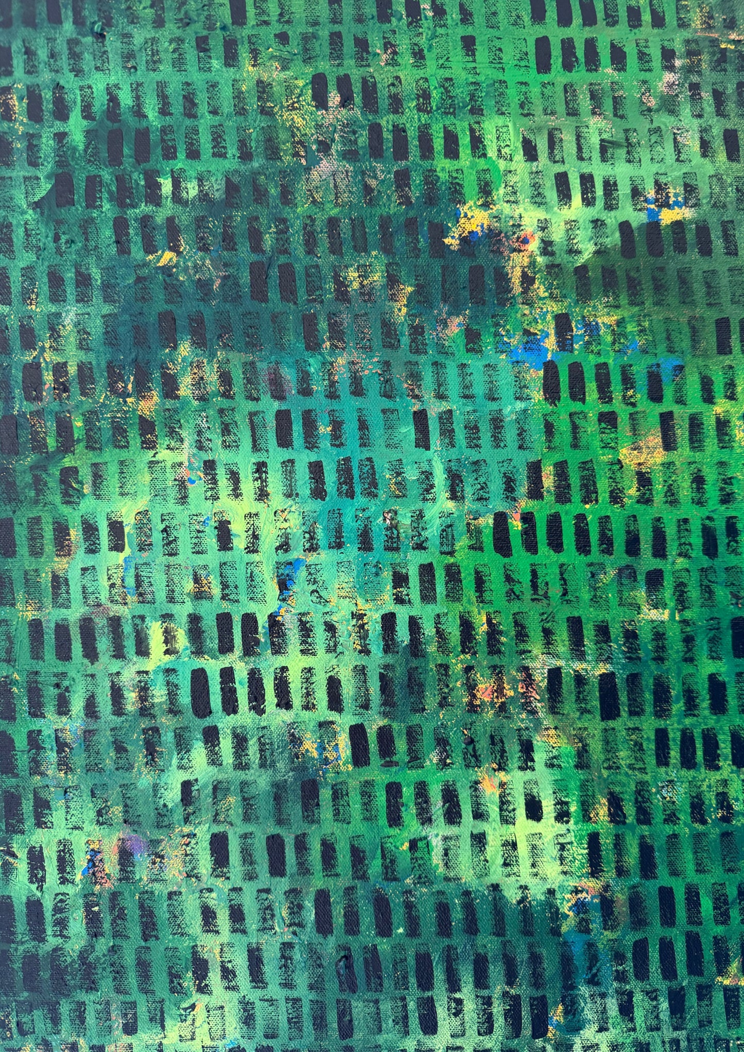 In the Green | 36" x 36" | Acrylic on canvas