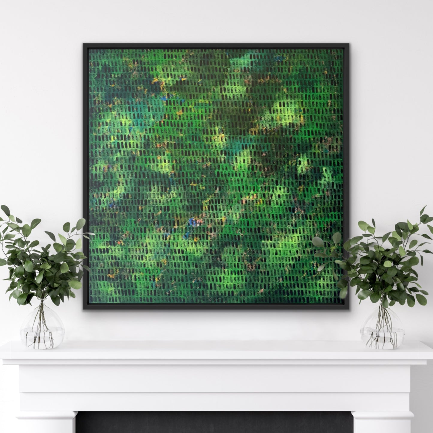 In the Green | 36" x 36" | Acrylic on canvas