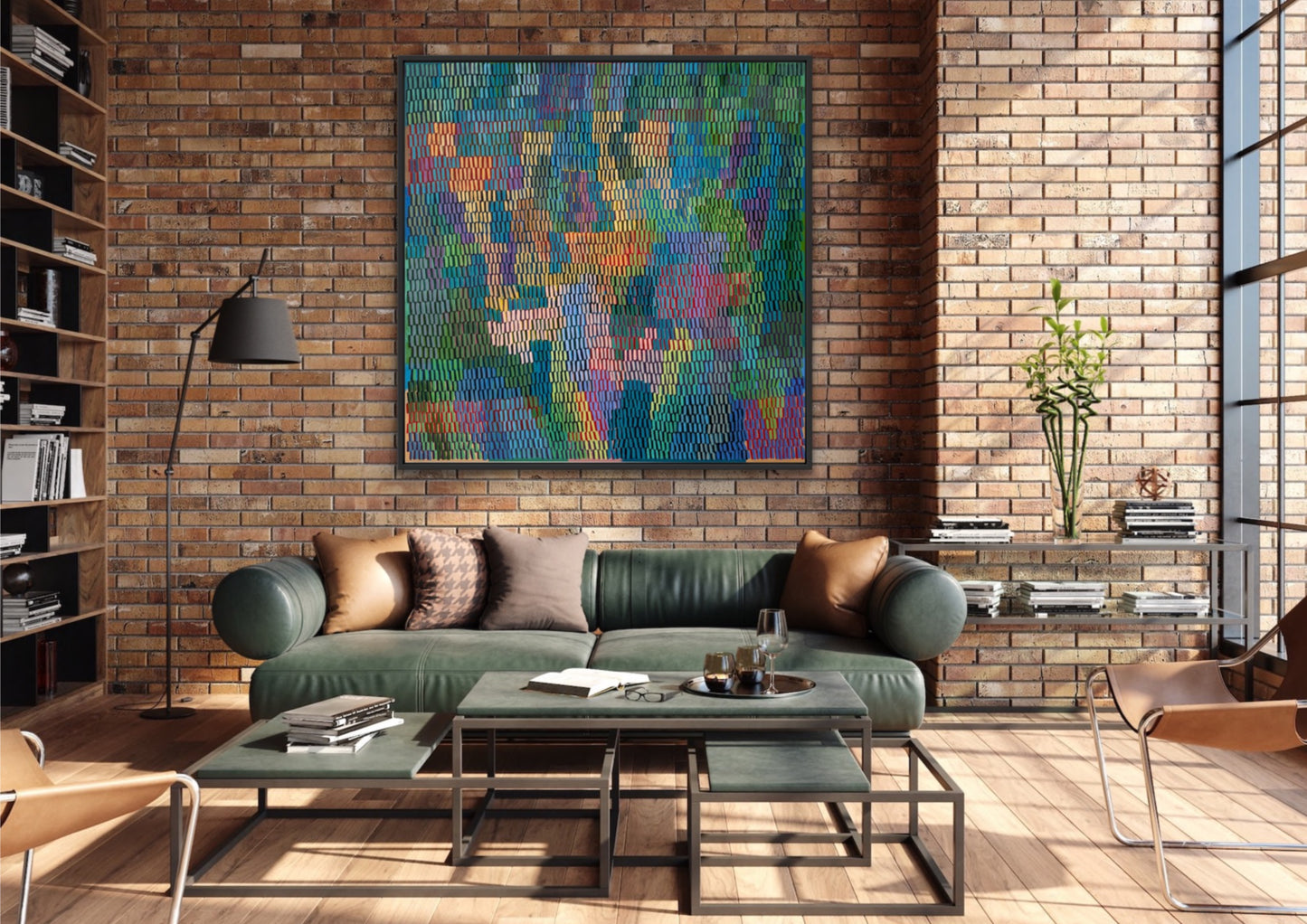 Flourish | 48" x 48" | Acrylic on canvas
