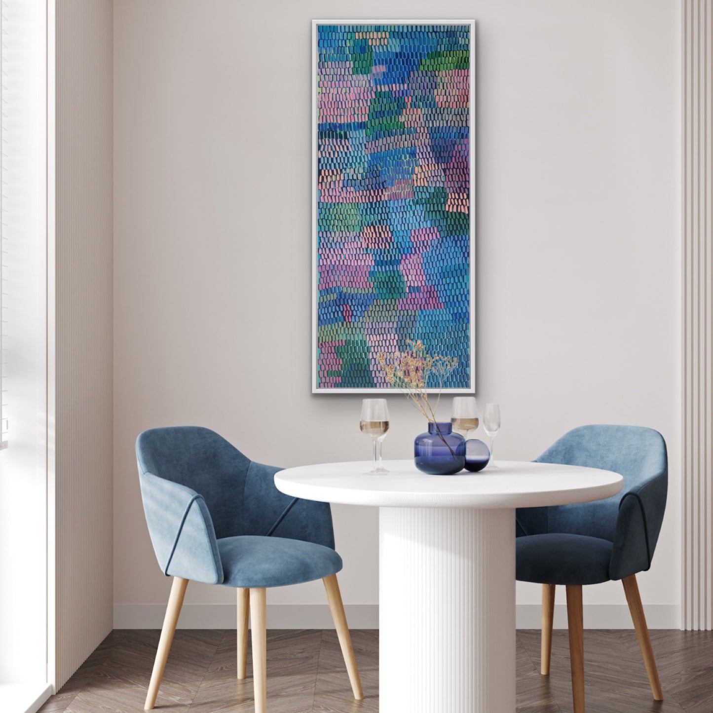 Finding the path | 24" x 60" | Acrylic on canvas