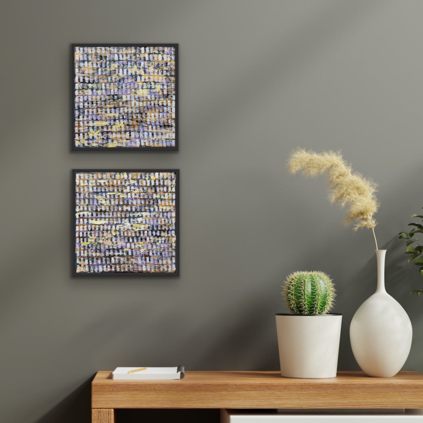 Mirage ( Diptych ) | 12" x 12" each | Acrylic on Canvas