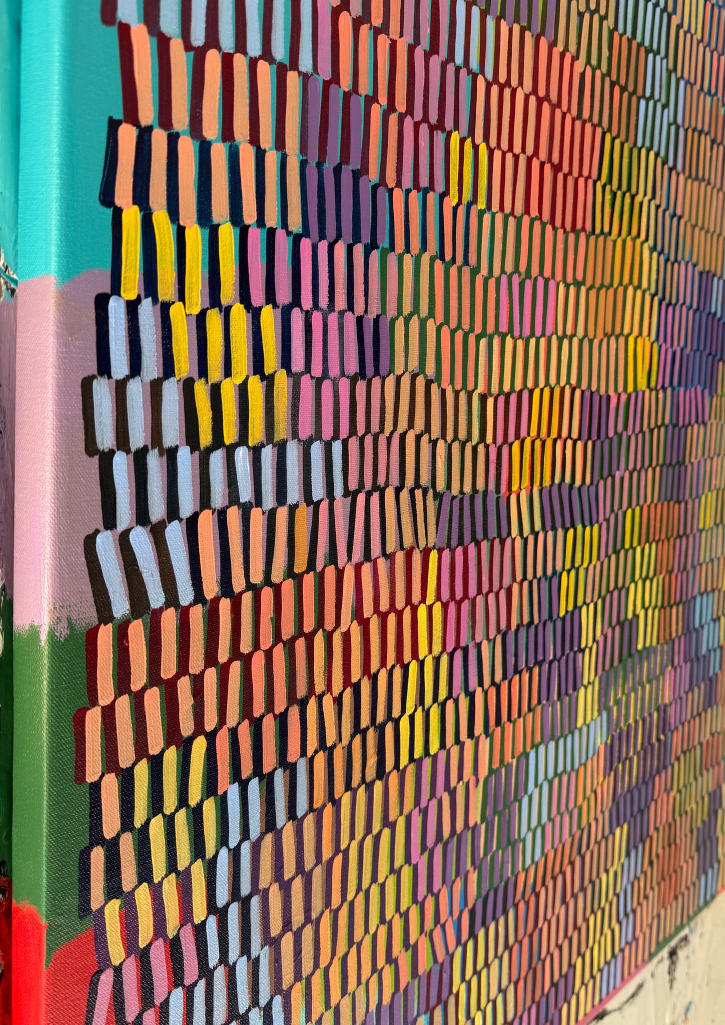 Dusky Sundown | 36" x 36" | Acrylic on canvas