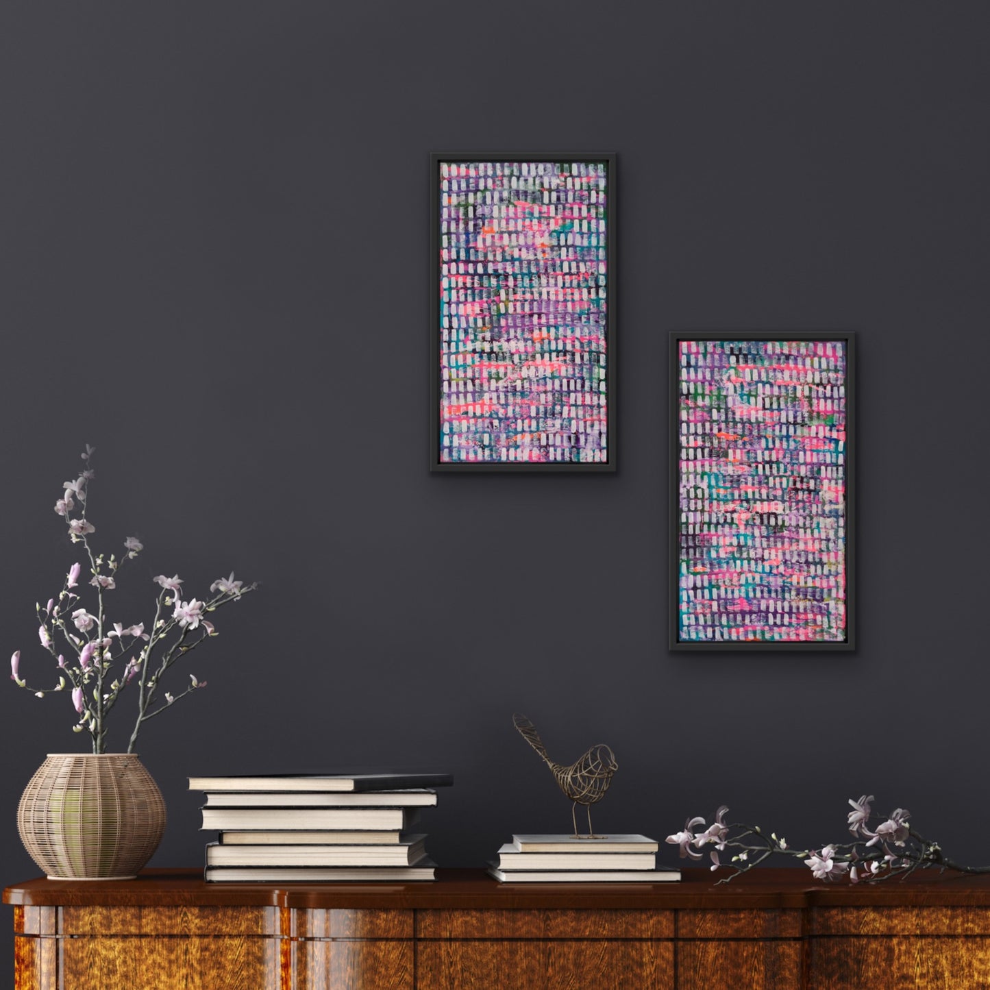 Breeze | 20" x 18" |  Diptych | Acrylic on canvas