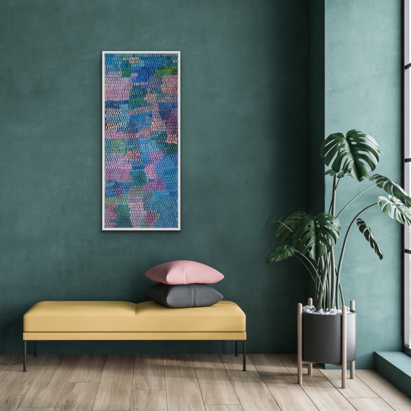 Finding the path | 24" x 60" | Acrylic on canvas