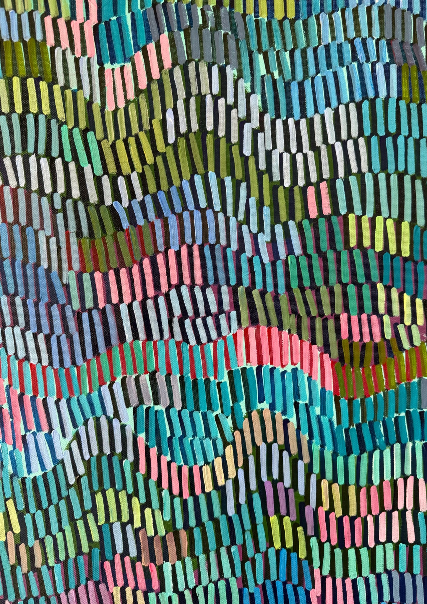 Little moments of joy | 24" x 36" | Acrylic on canvas