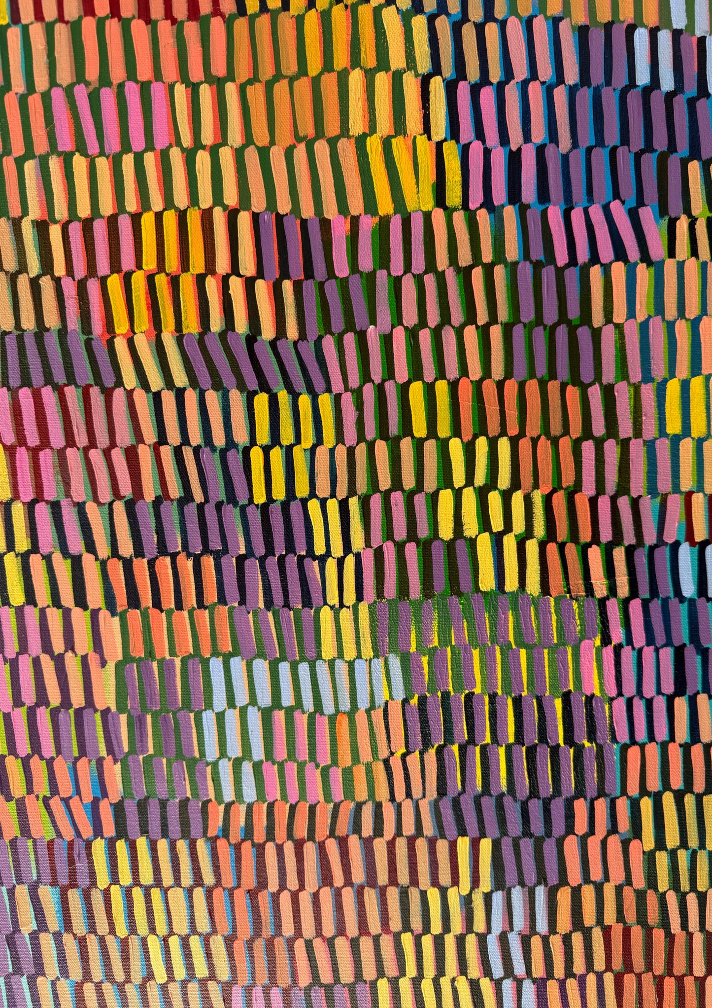Dusky Sundown | 36" x 36" | Acrylic on canvas