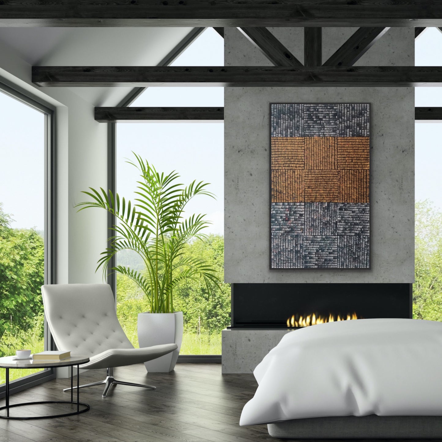 Cherished Golden Moments | 60" x 36" | Acrylic on Canvas