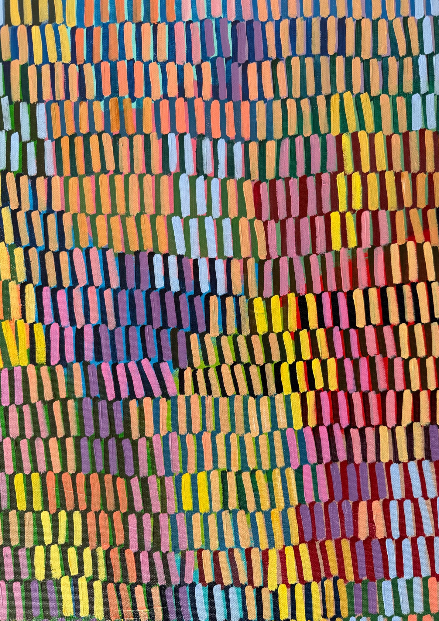 Dusky Sundown | 36" x 36" | Acrylic on canvas
