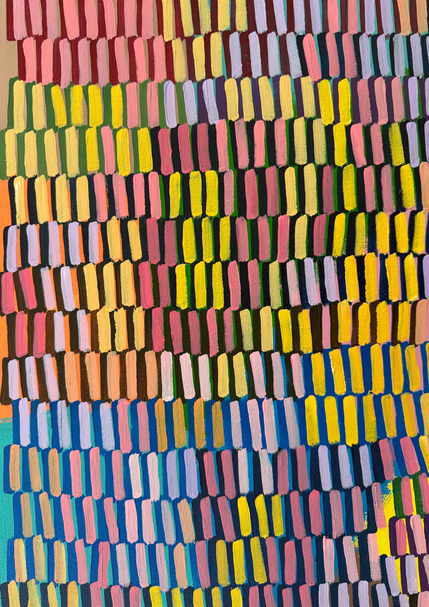 Glow of life | 24" x 36" | Acrylic on canvas