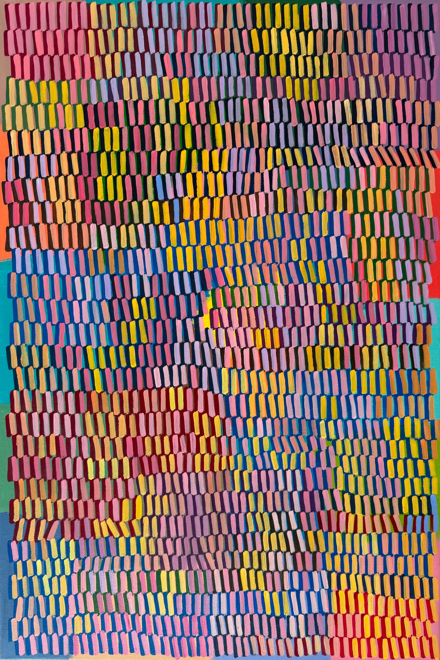 Glow of life | 24" x 36" | Acrylic on canvas