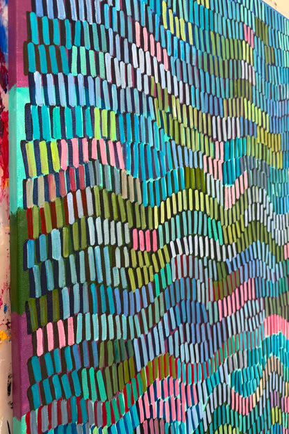 Little moments of joy | 24" x 36" | Acrylic on canvas