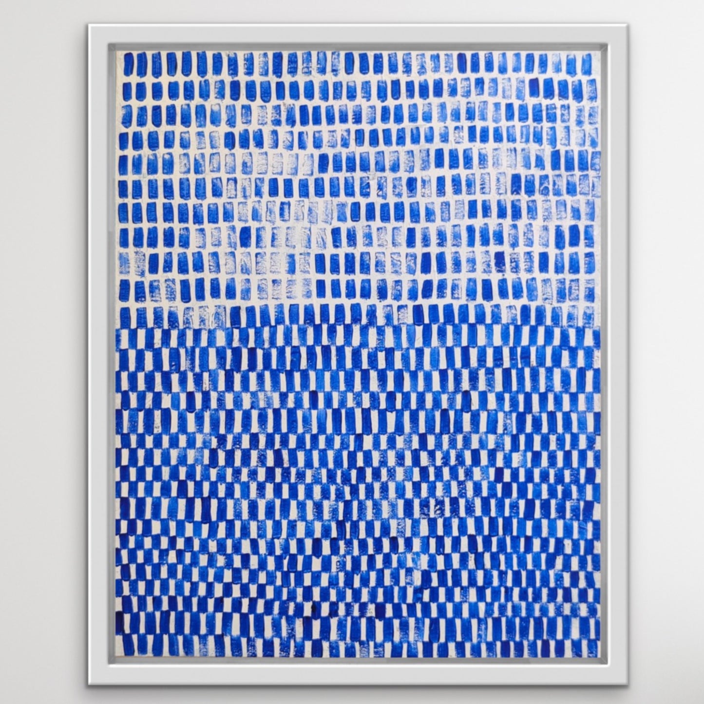 Blue and white | 16" x 20"