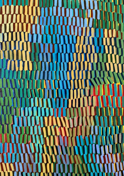 Interconnected | 60" x 36" | Acrylic on canvas