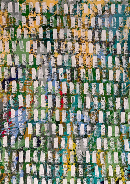 Green Meadow | 60" x 24" | Acrylic on Canvas