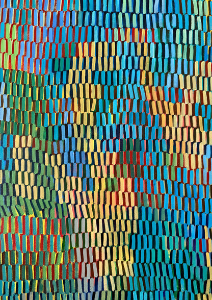 Interconnected | 60" x 36" | Acrylic on canvas