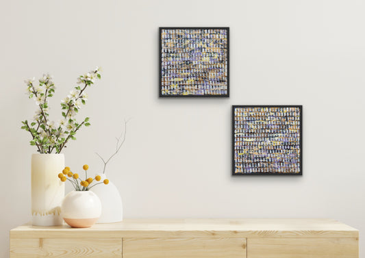 Mirage ( Diptych ) | 12" x 12" each | Acrylic on Canvas