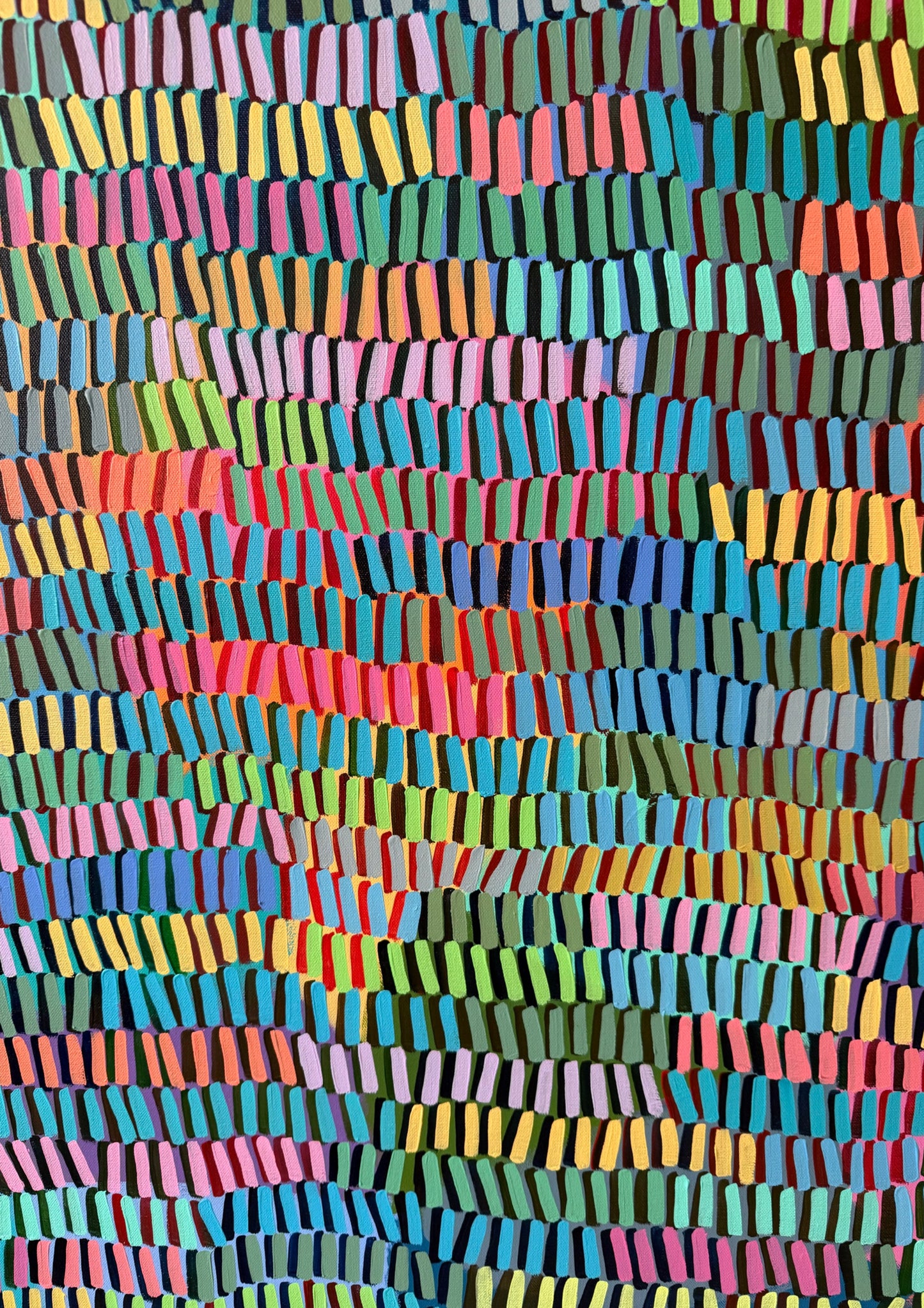 It's Funday | 60" x 60" | Acrylic on canvas