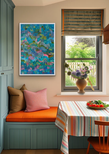 Little moments of joy | 24" x 36" | Acrylic on canvas