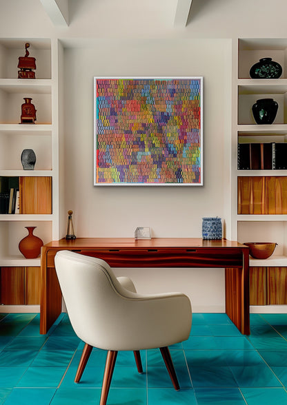Dusky Sundown | 36" x 36" | Acrylic on canvas