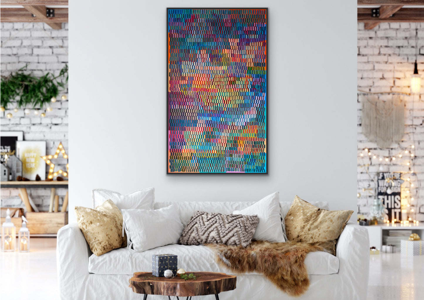 Every moment to live | 36" x 60" | Acrylic on canvas