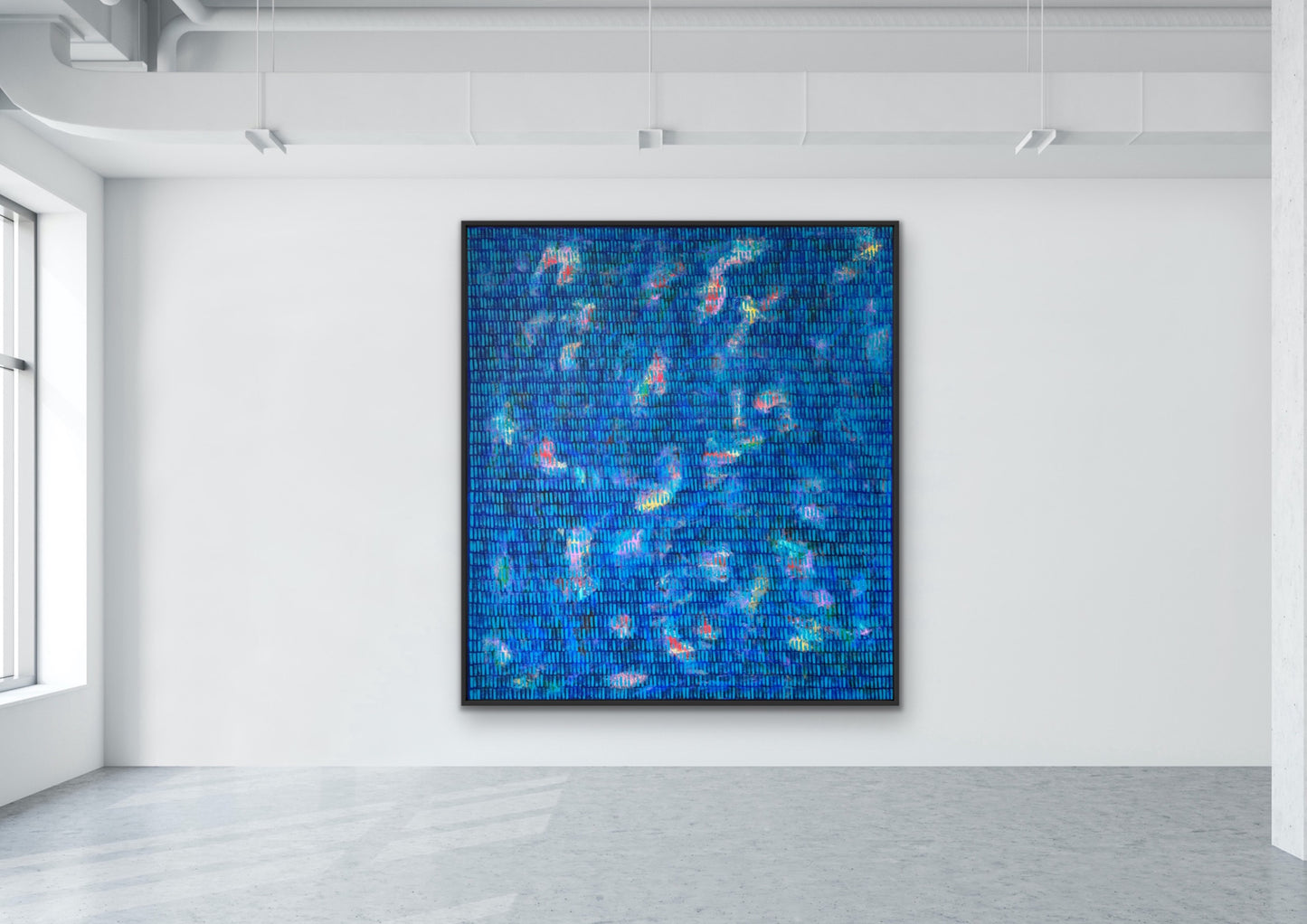 Oceanic beauty | 60" x 72" | Acrylic on canvas