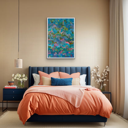 Little moments of joy | 24" x 36" | Acrylic on canvas