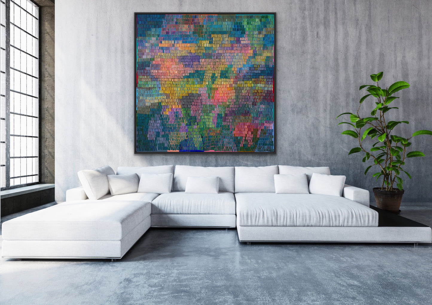 Love Island | 60" x 60" | Acrylic on canvas