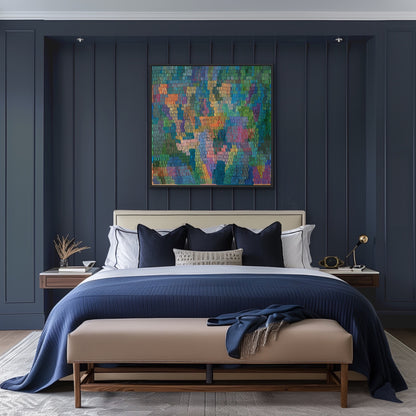 Flourish | 48" x 48" | Acrylic on canvas