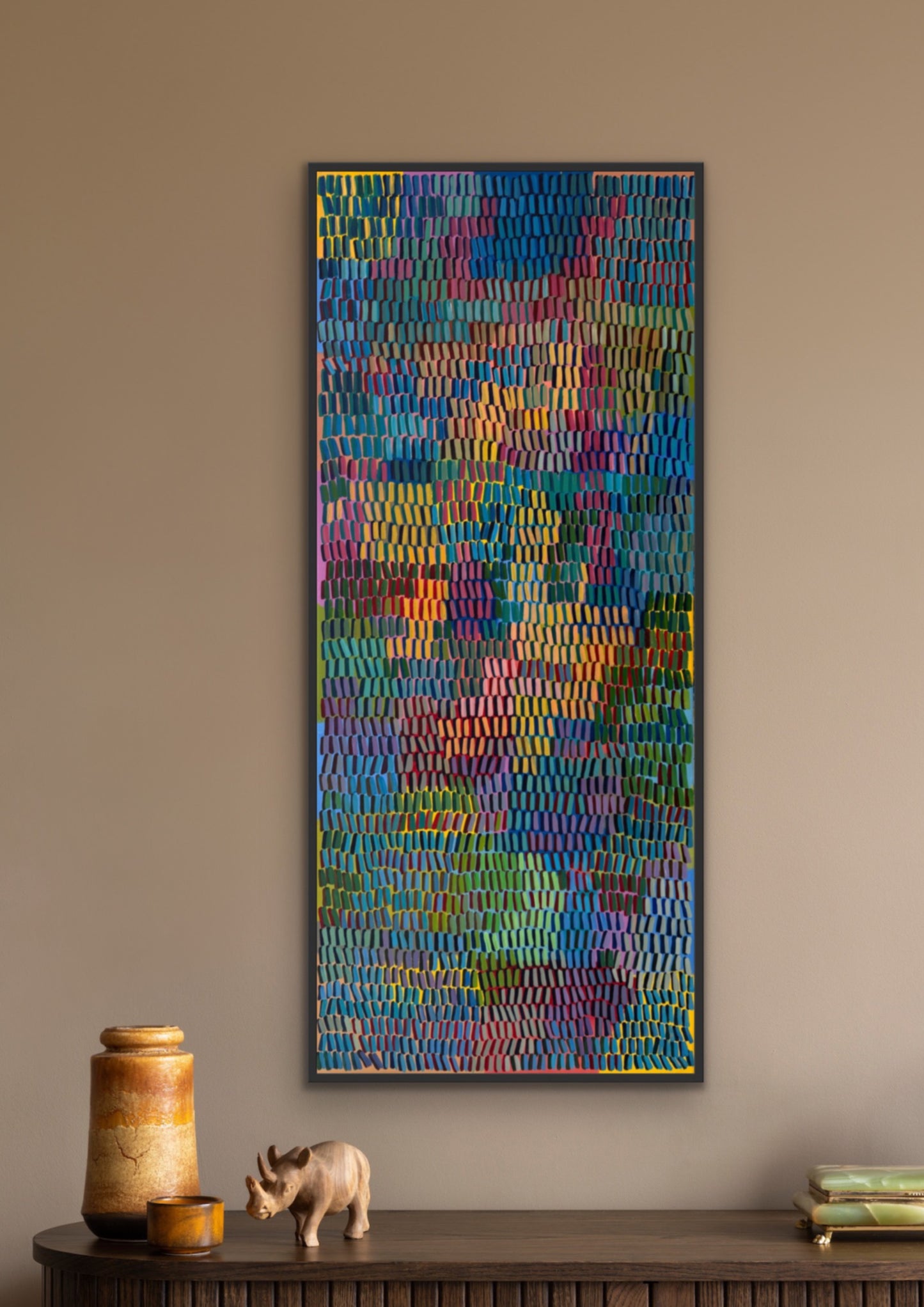 Up high Soar the Sky | 24" x 60" | Acrylic on Canvas