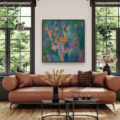 Flourish | 48" x 48" | Acrylic on canvas