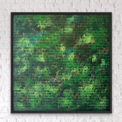 In the Green | 36" x 36" | Acrylic on canvas