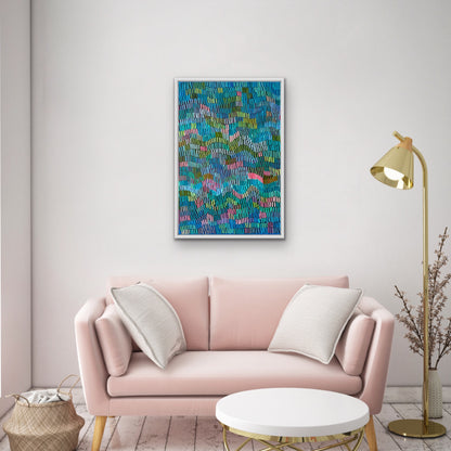 Little moments of joy | 24" x 36" | Acrylic on canvas