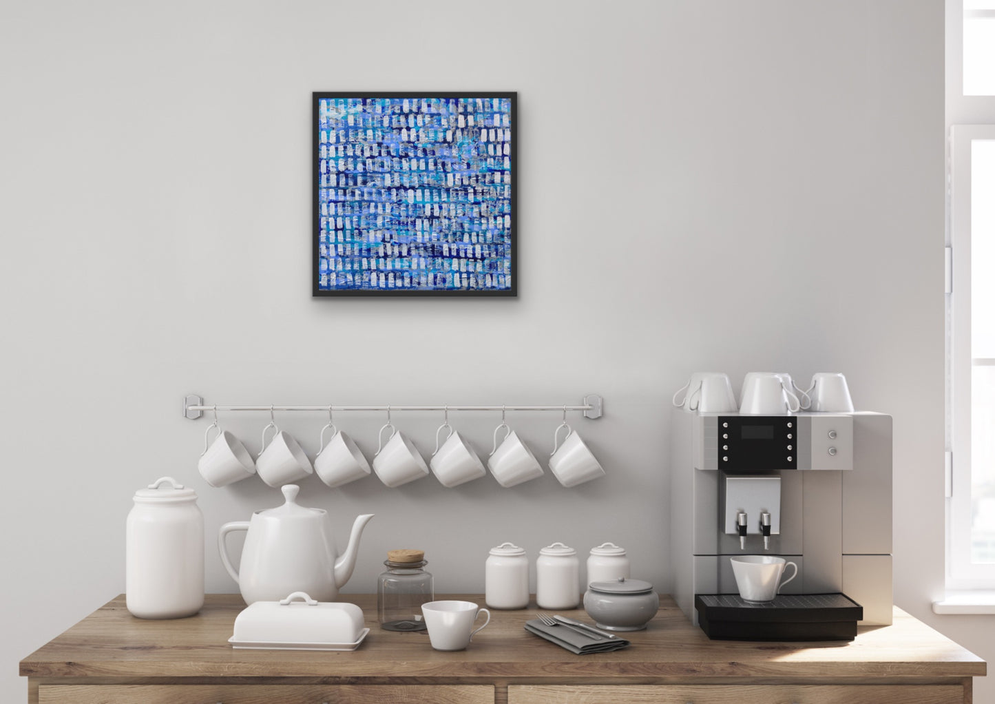 True Blue | 12" x 12" | Acrylic on canvas