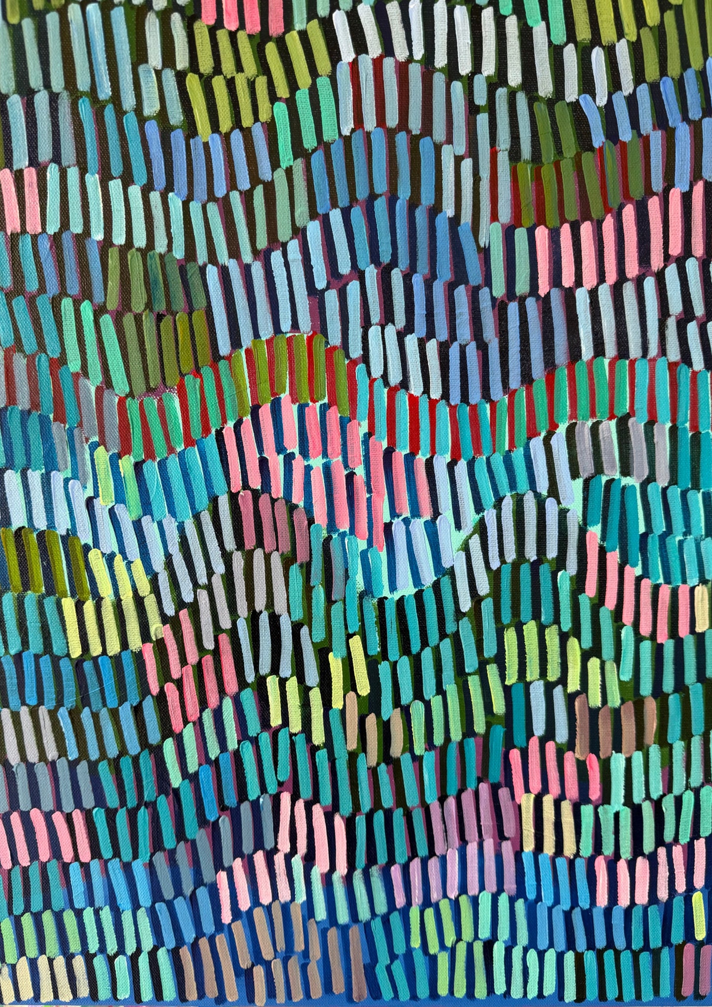 Little moments of joy | 24" x 36" | Acrylic on canvas