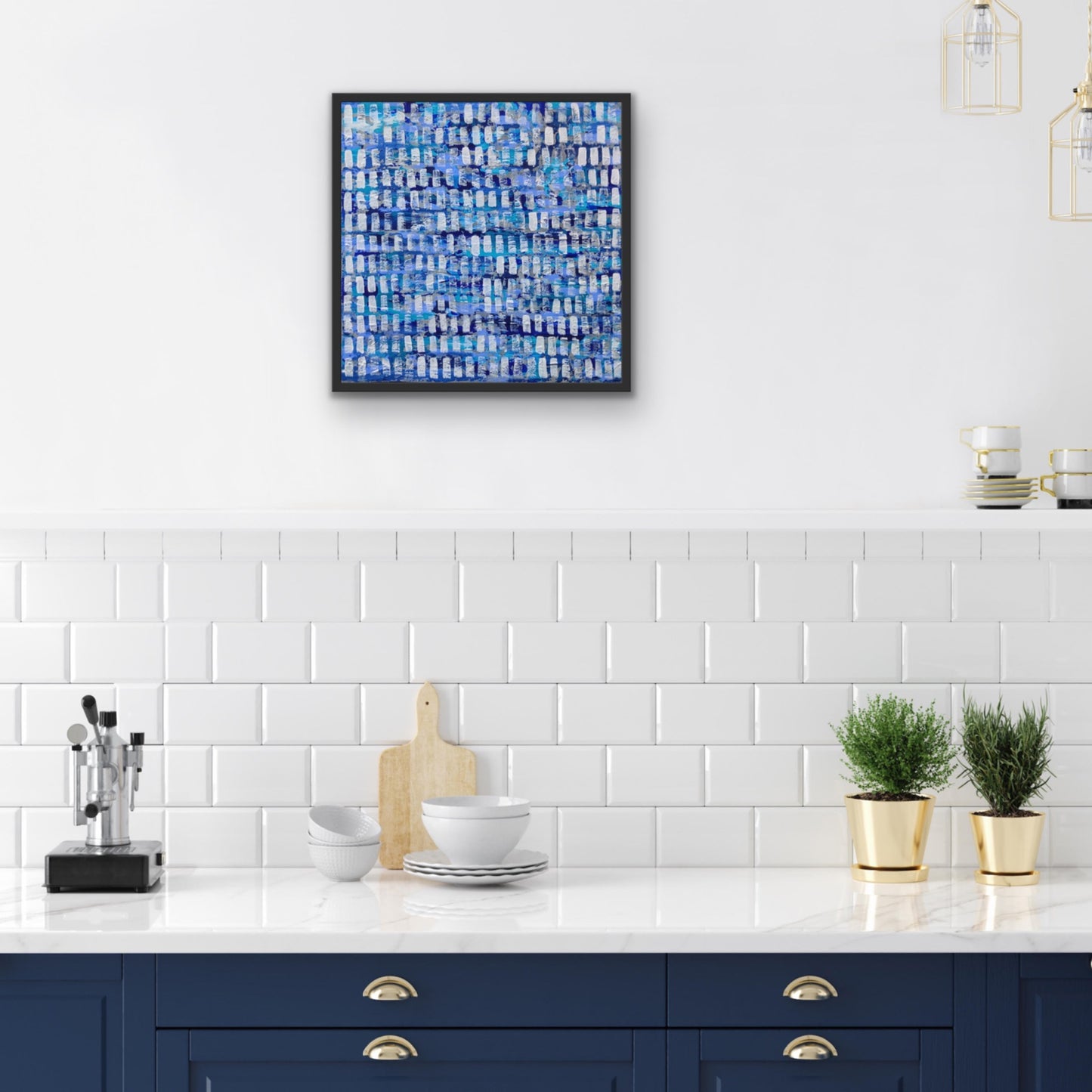 True Blue | 12" x 12" | Acrylic on canvas