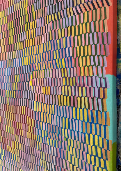 Glow of life | 24" x 36" | Acrylic on canvas