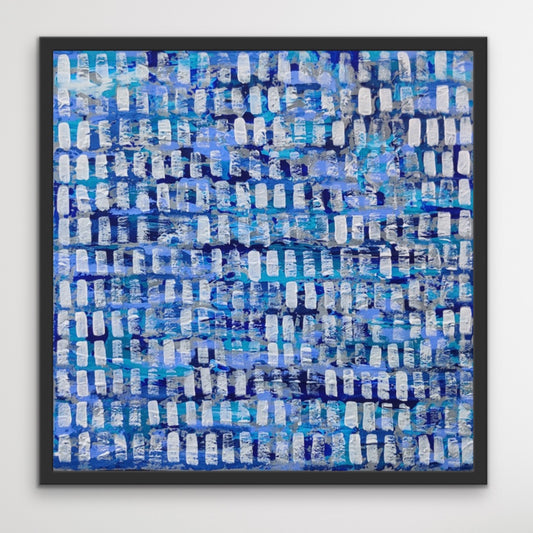 True Blue | 12" x 12" | Acrylic on Canvas